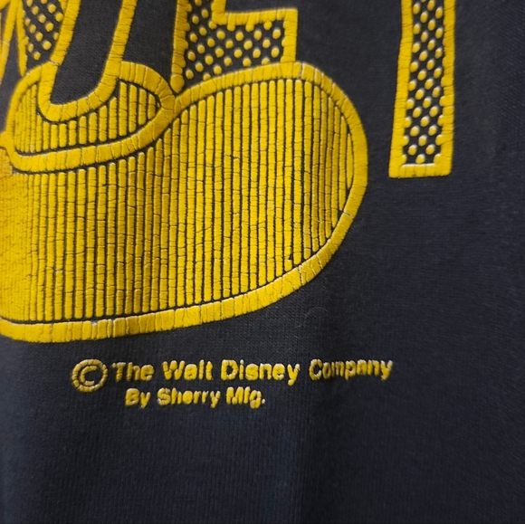 Vintage Single Stitch Disney Sherry Mfg Graphic Tee on Screen Stars Best USA - Picture 4 of 6
